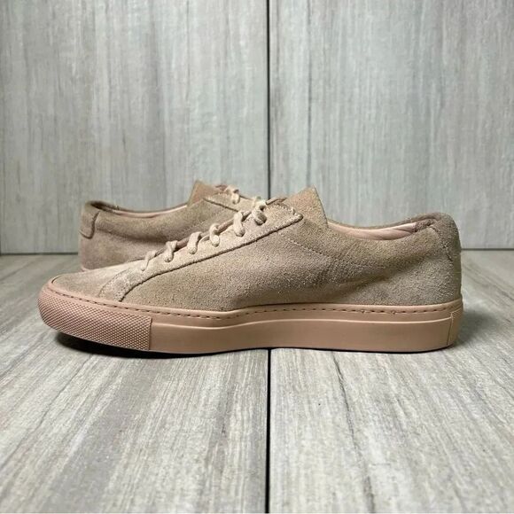 Woman By Common Projects Achilles Suede Lace Up Sneaker Women’s Size 7 EUR 37 - Picture 7 of 10